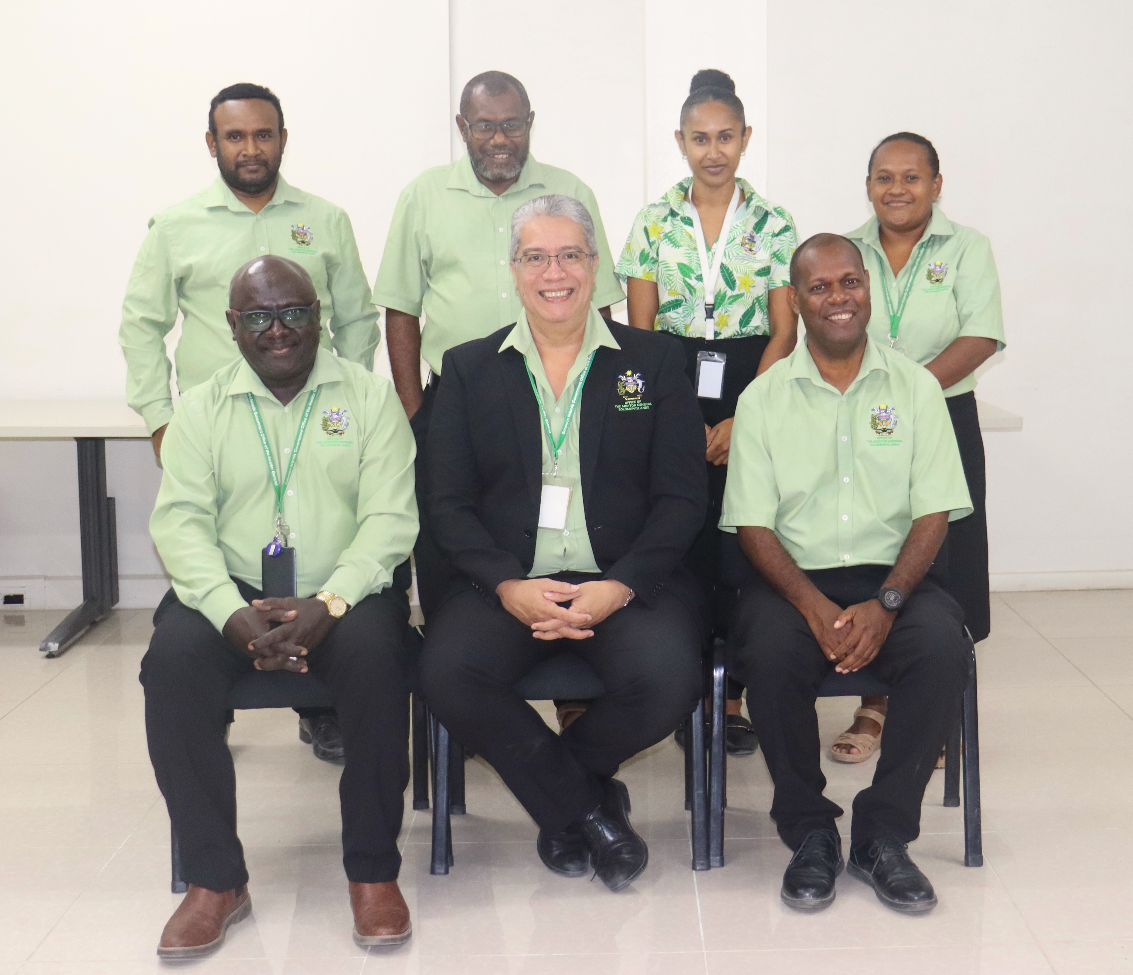 Photo of Solomon Islands Office of the Auditor General leadership team, taken in 2026.