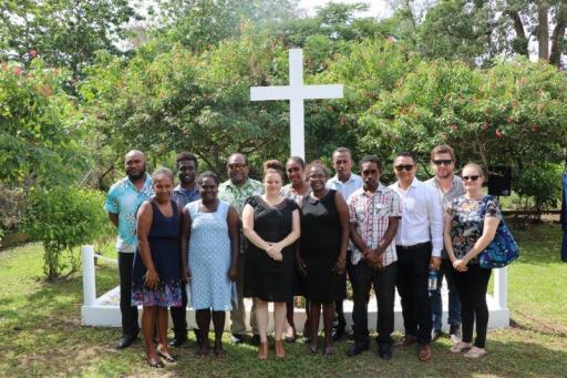 OAG Staff at the Rove Memorial Garden (Photo OAG)